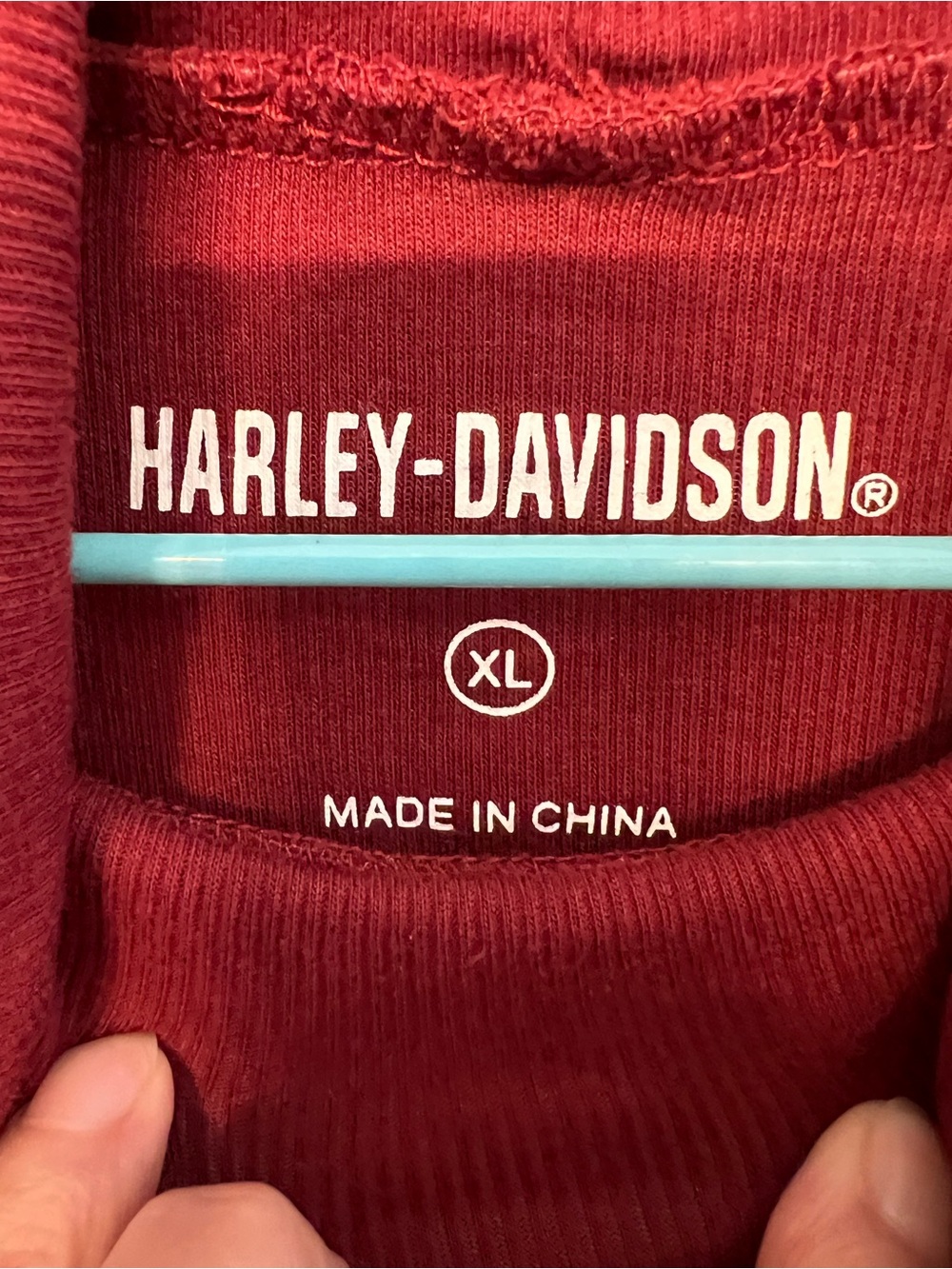 Harley-Davidson Burgundy Red Logo Pullover size XL turtleneck - Picture 2 of 7